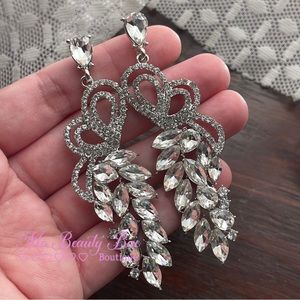 Flutter in Silver Earrings